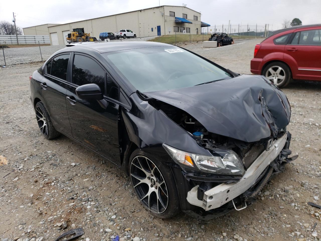 HONDA CIVIC LX 2015 with VIN 19XFB2F57FE115231 - Photo from auction