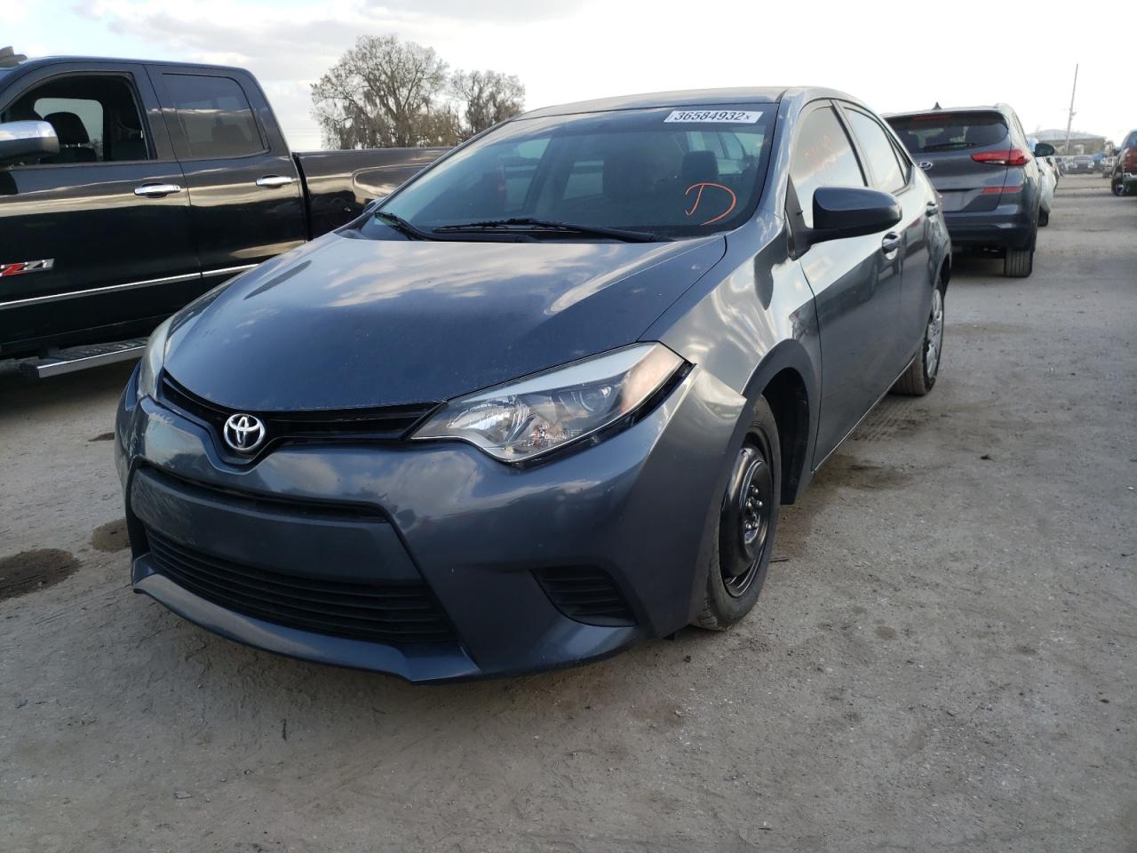 Photo 2 from auction – 2014 TOYOTA COROLLA L with VIN 2T1BURHE3EC080487