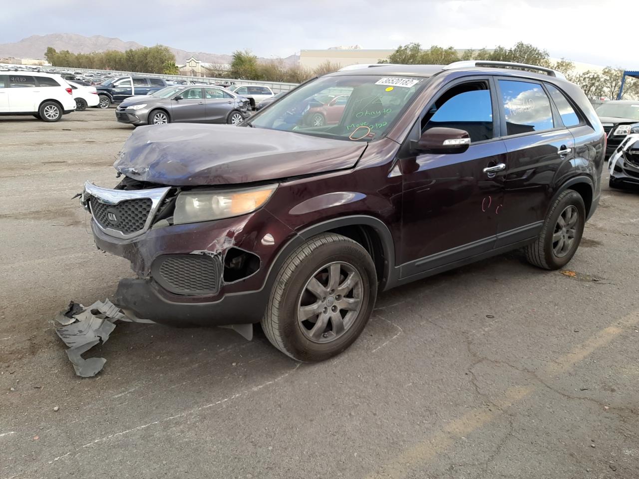 Photo 2 from auction – 2012 KIA SORENTO BA with VIN 5XYKT4A26CG235461