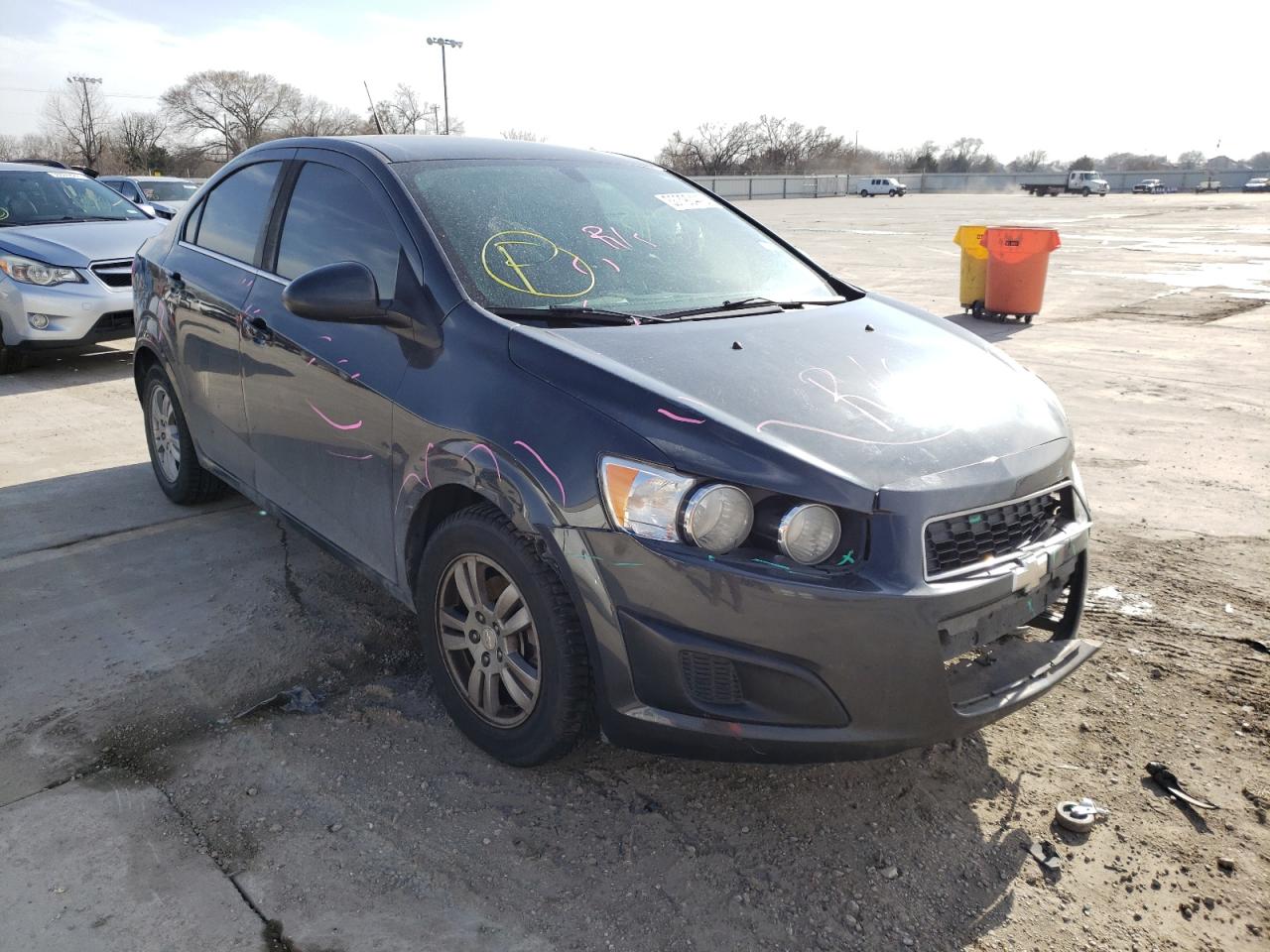 CHEVROLET SONIC LT 2014 with VIN 1G1JC5SH6E4172456 - Photo from auction