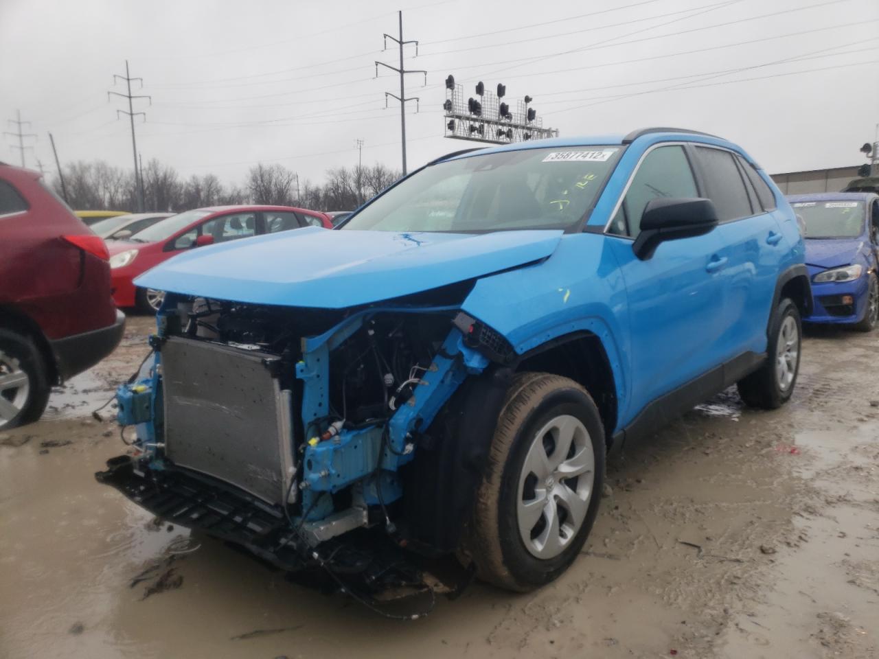 Photo 2 from auction – 2019 TOYOTA RAV4 LE with VIN 2T3F1RFV0KW063578