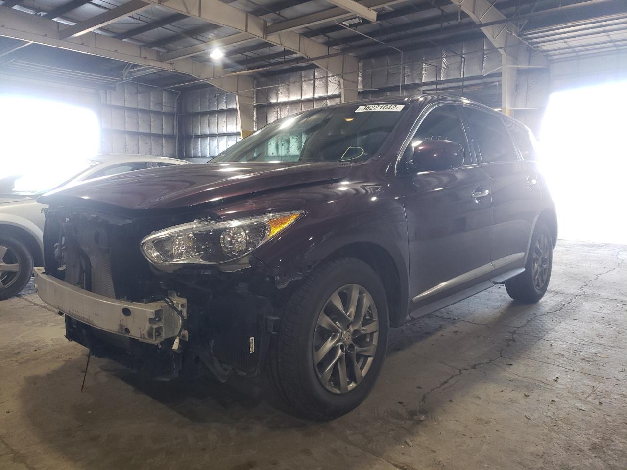 Photo 2 from auction – 2013 INFINITI JX35 with VIN 5N1AL0MN1DC307243