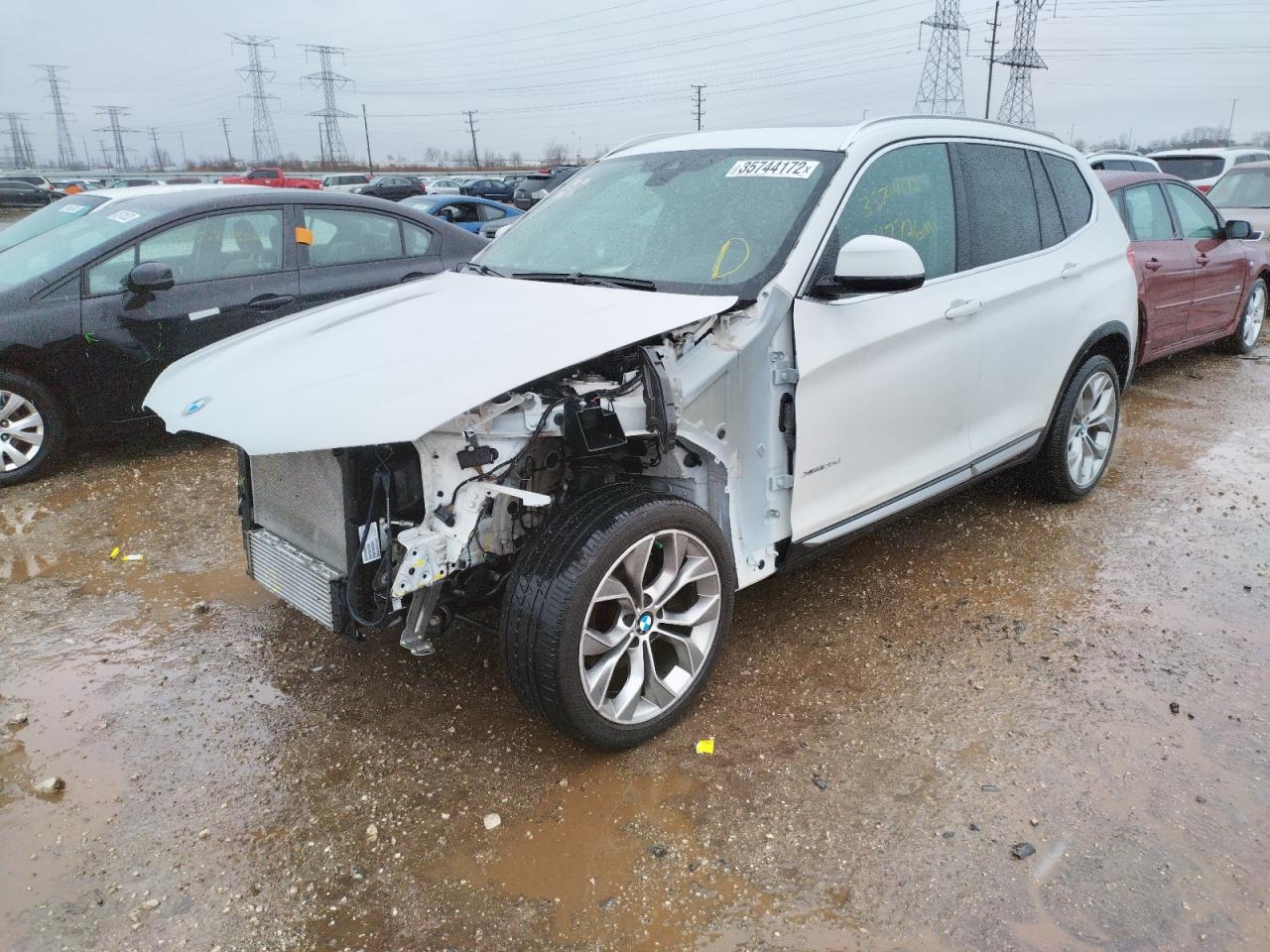 Photo 2 from auction – 2016 BMW X3 with VIN 5UXWY3C56G0N88328