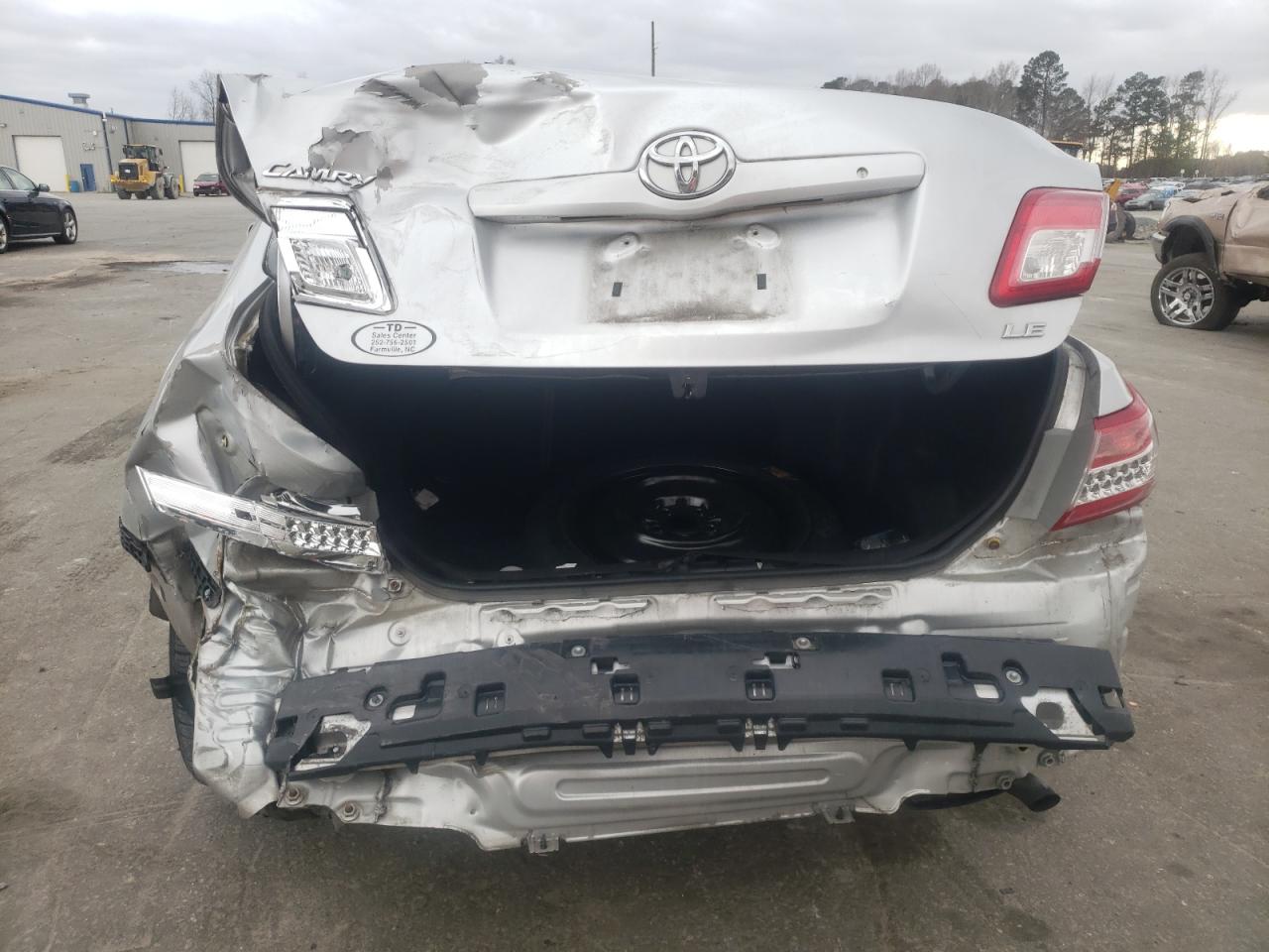 Photo 9 from auction – 2011 TOYOTA CAMRY BASE with VIN 4T1BF3EK8BU178877