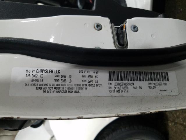 Photo 10 from auction – 2008 DODGE CALIBER with VIN 1B3HB28B38D718274
