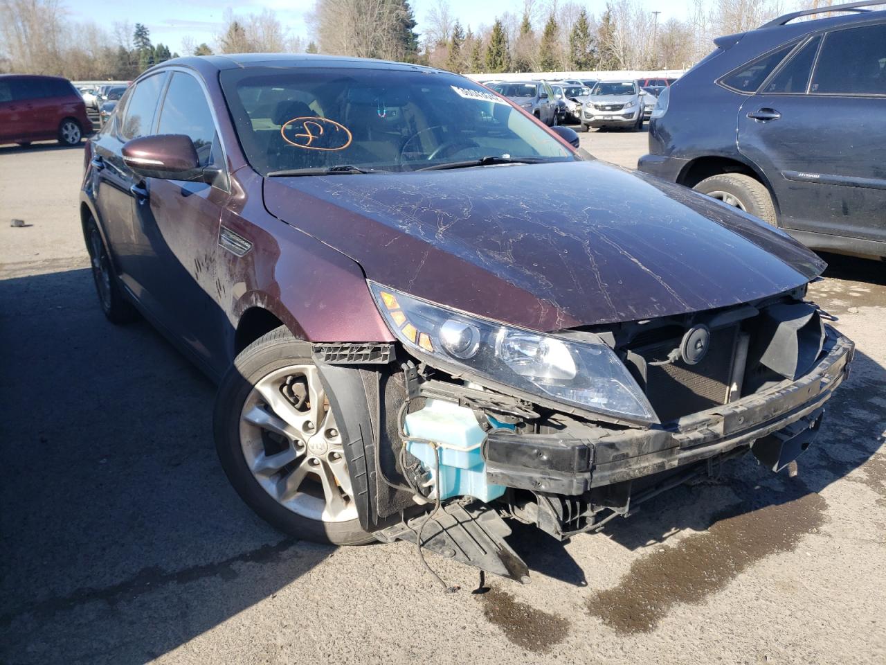 KIA OPTIMA EX 2012 с VIN 5XXGN4A66CG012683 - Фото с аукциона