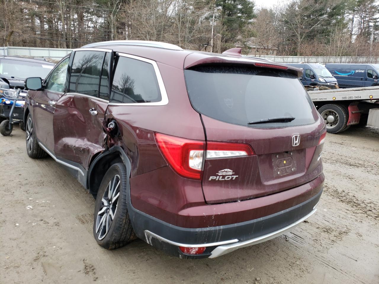 Photo 3 from auction – 2020 HONDA PILOT TOUR with VIN 5FNYF6H94LB008762