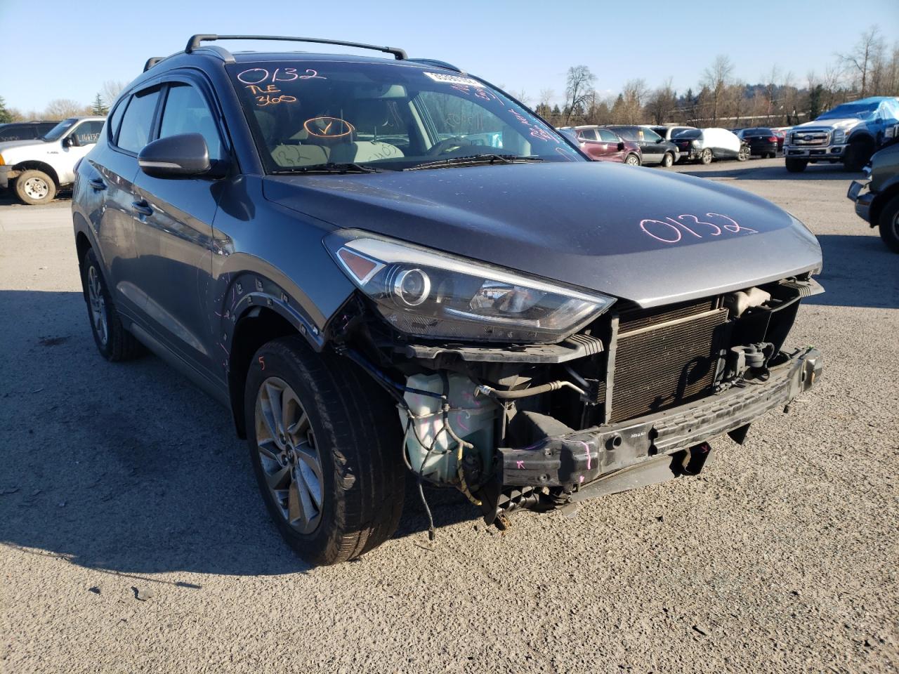 HYUNDAI TUCSON LIM 2016 with VIN KM8J3CA25GU147667 - Photo from auction
