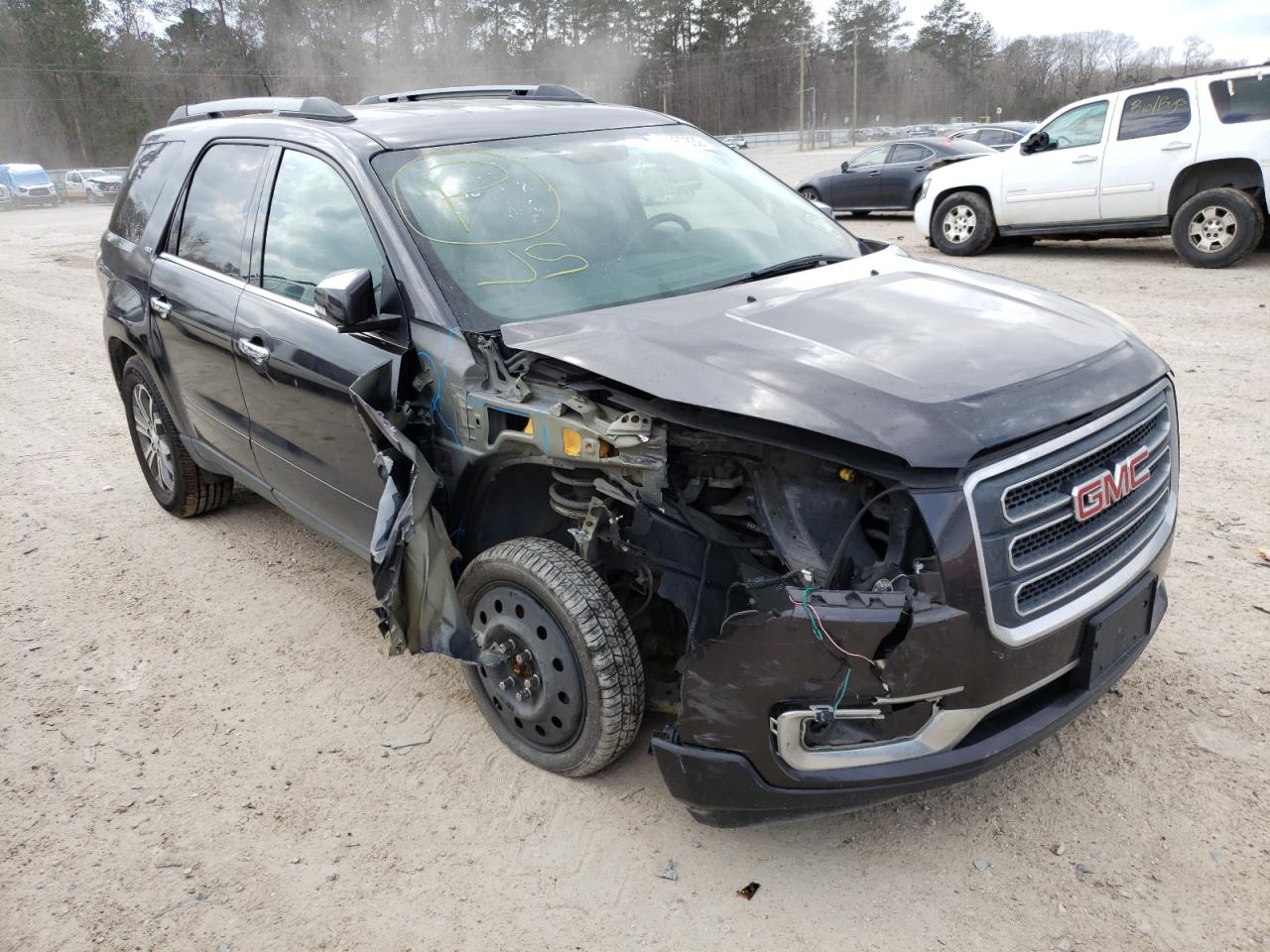 GMC ACADIA SLT 2015 with VIN 1GKKRRKD6FJ375157 - Photo from auction