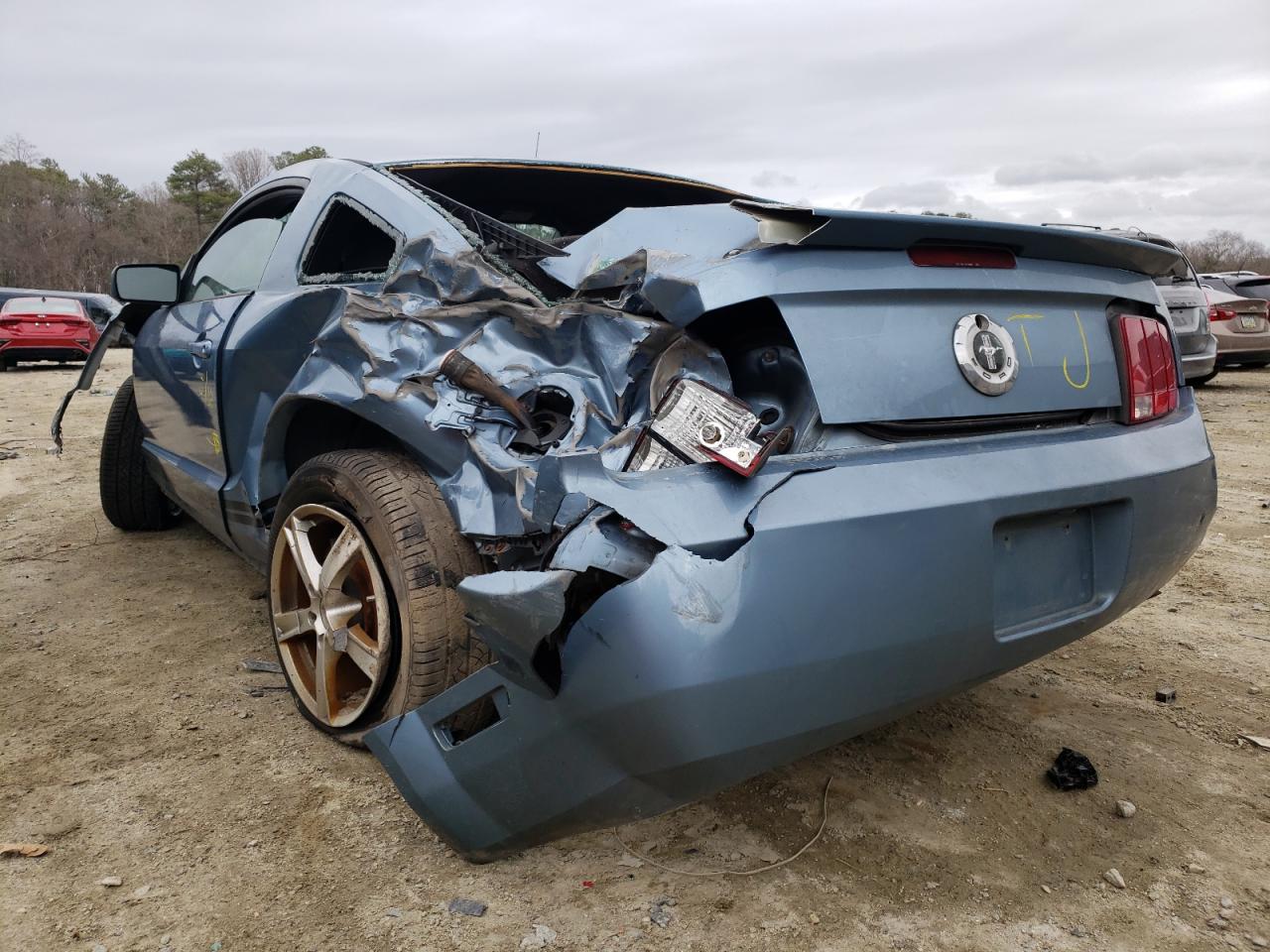 Photo 3 from auction – 2007 FORD MUSTANG with VIN 1ZVFT80N075263109