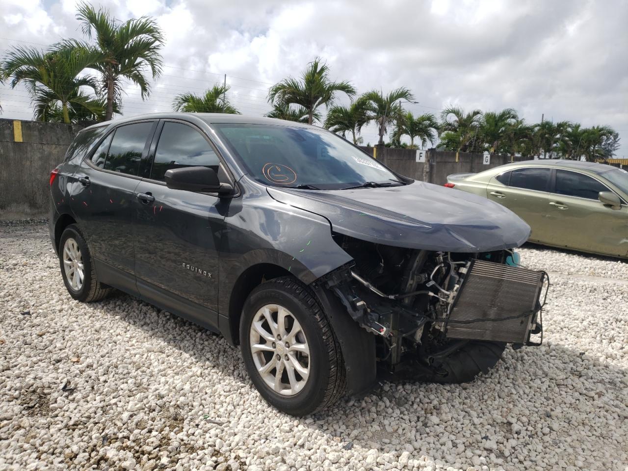 CHEVROLET EQUINOX LS 2019 with VIN 2GNAXHEV2K6114232 - Photo from auction