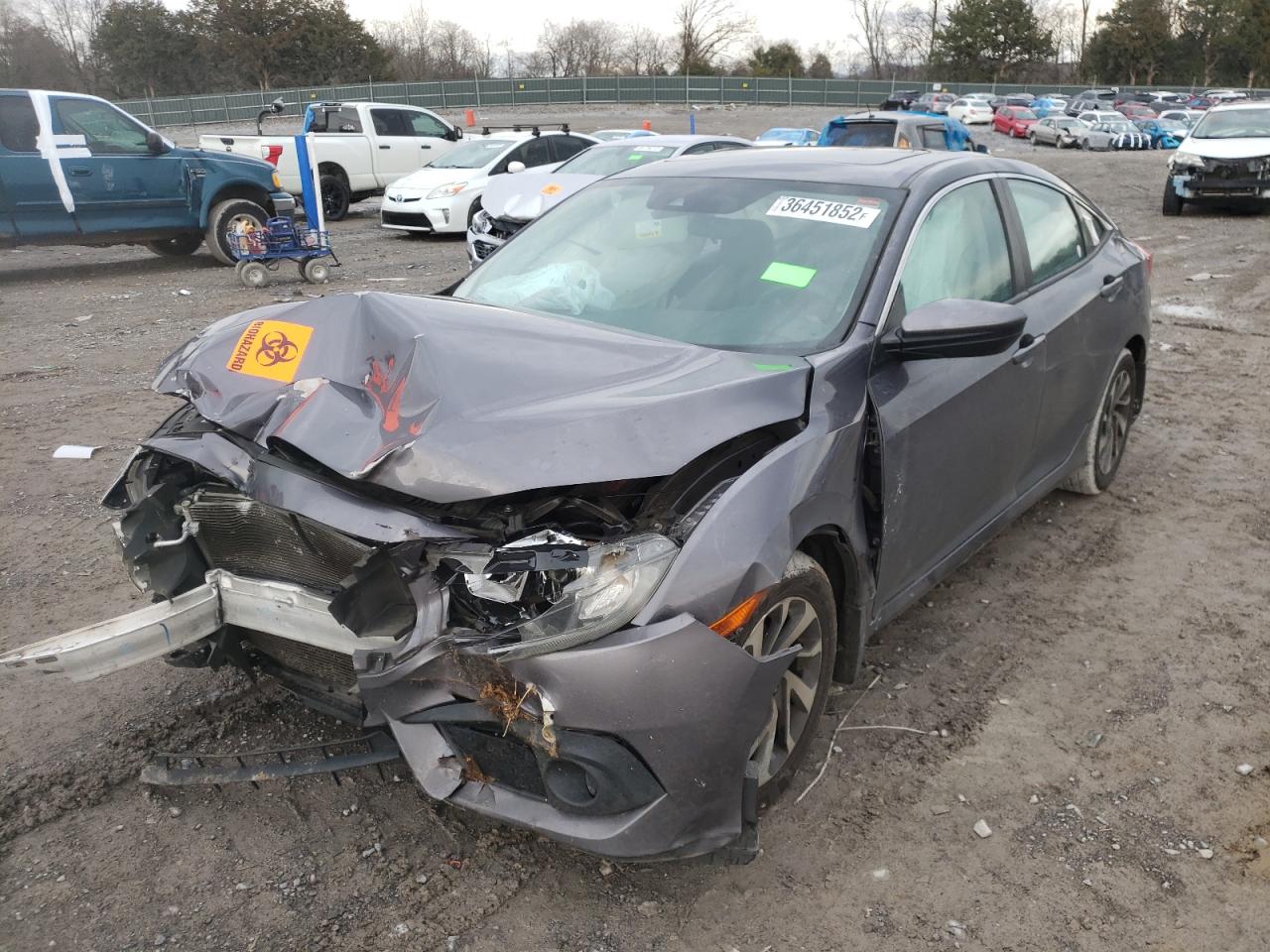 Photo 2 from auction – 2016 HONDA CIVIC EX with VIN 19XFC2F88GE059485