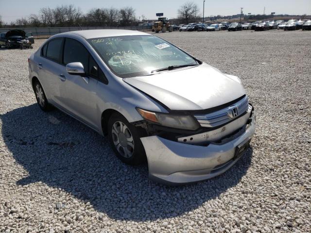 HONDA CIVIC HYBR 2012 with VIN JHMFB4F35CS009961 - Photo from auction