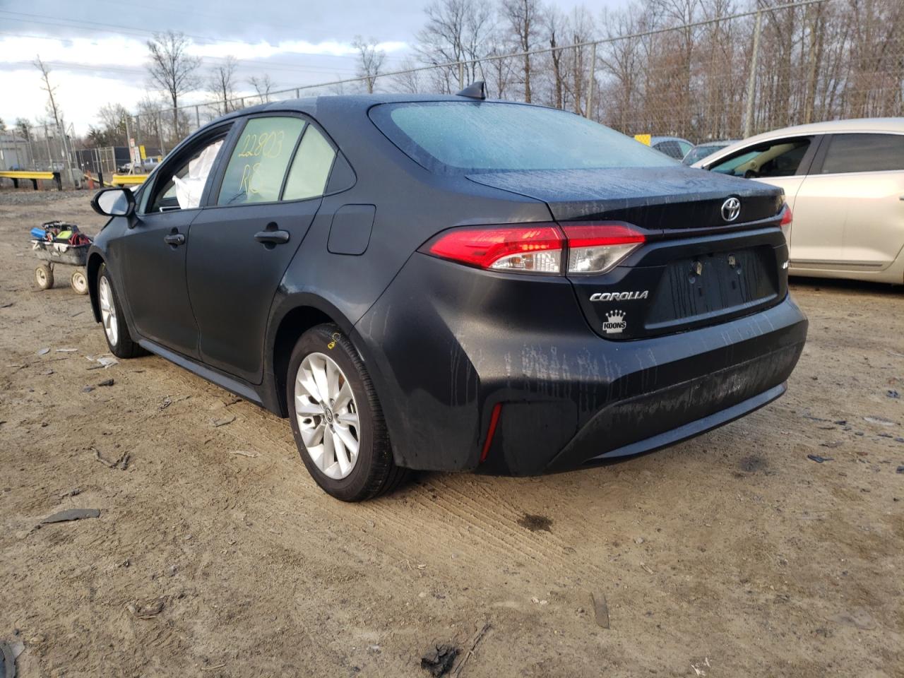 Photo 3 from auction – 2021 TOYOTA COROLLA LE with VIN JTDVPMAE8MJ136122