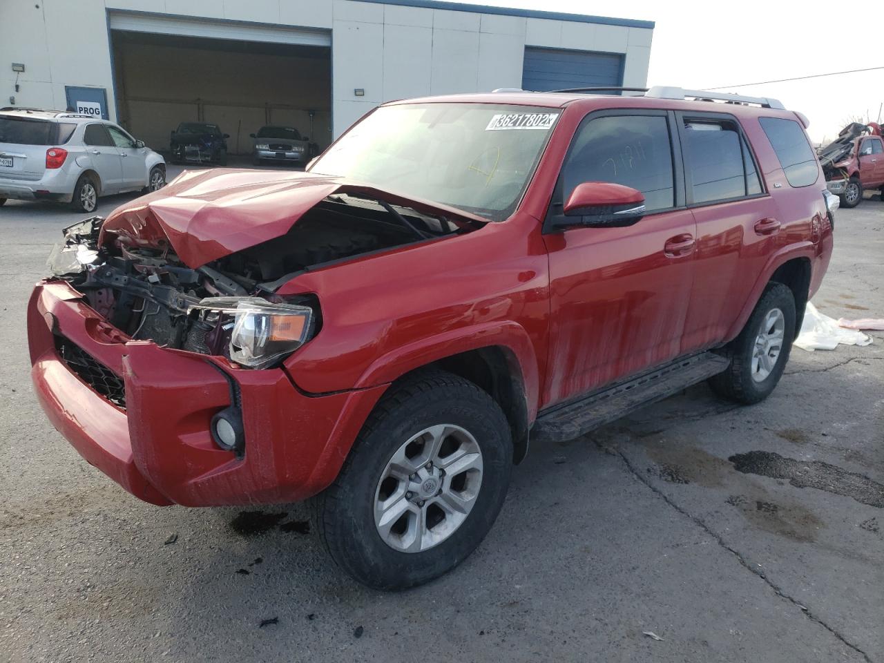 Photo 2 from auction – 2016 TOYOTA 4RUNNER SR with VIN JTEBU5JR6G5376007
