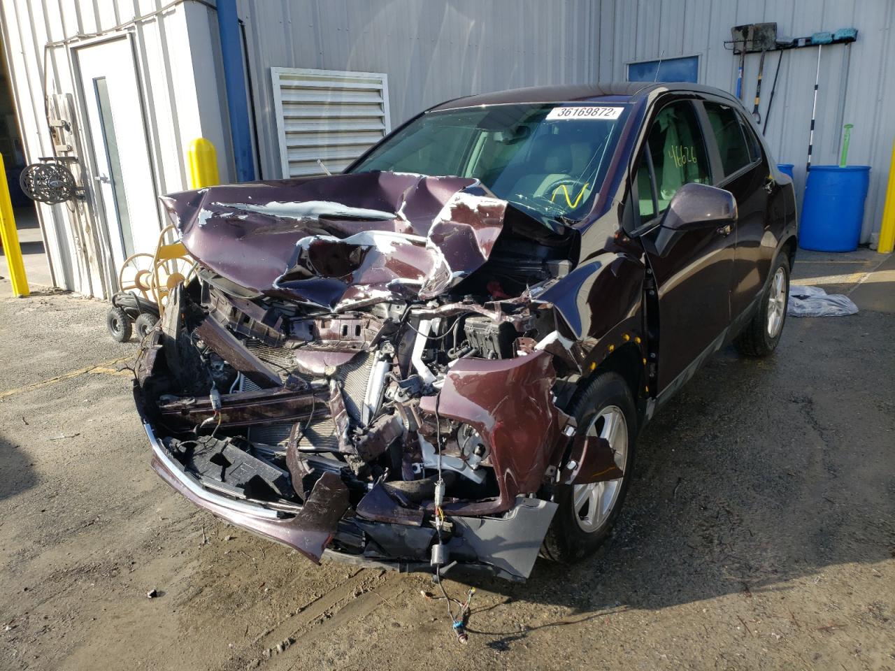 Photo 2 from auction – 2020 CHEVROLET TRAX LS with VIN KL7CJKSB2LB343774