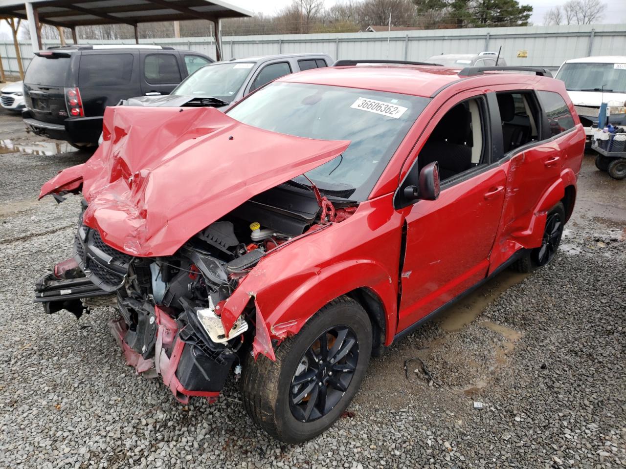 Photo 9 from auction – 2020 DODGE JOURNEY SE with VIN 3C4PDCABXLT278125