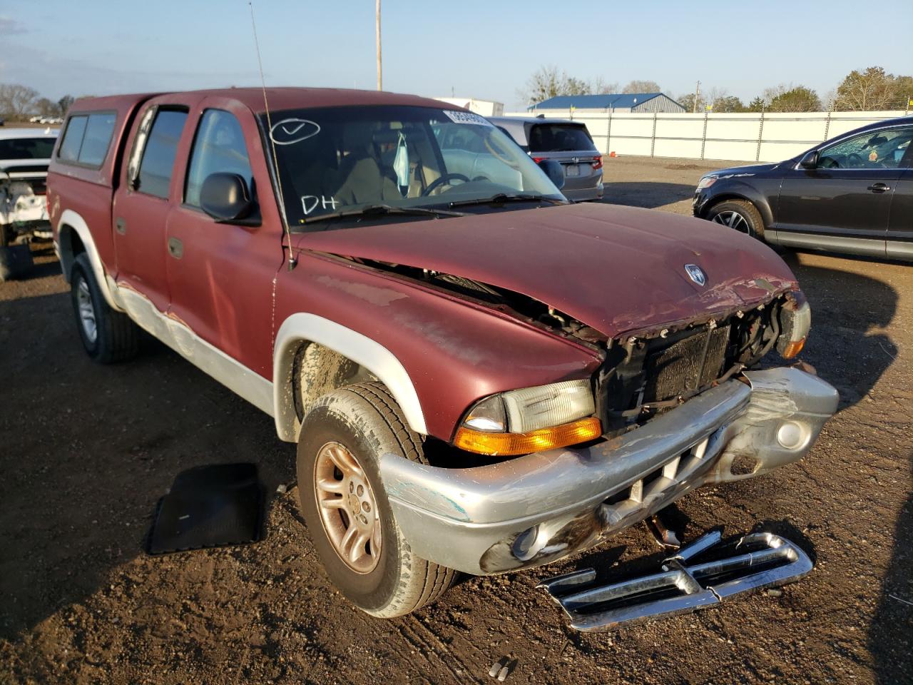 DODGE DAKOTA QUA 2002 with VIN 1B7HG48Z32S601080 - Photo from auction
