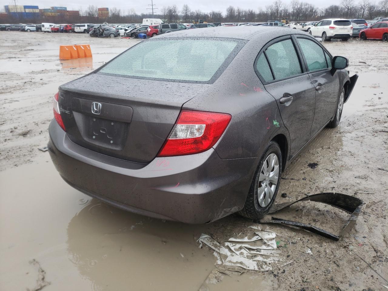 Photo 4 from auction – 2012 HONDA CIVIC LX with VIN 19XFB2F56CE041831