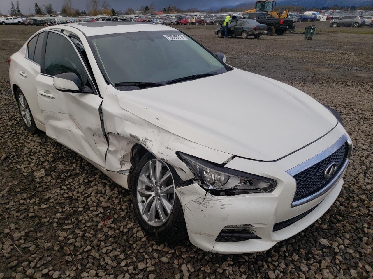 Photo 1 from auction – 2014 INFINITI Q50 BASE with VIN JN1BV7AP4EM690143