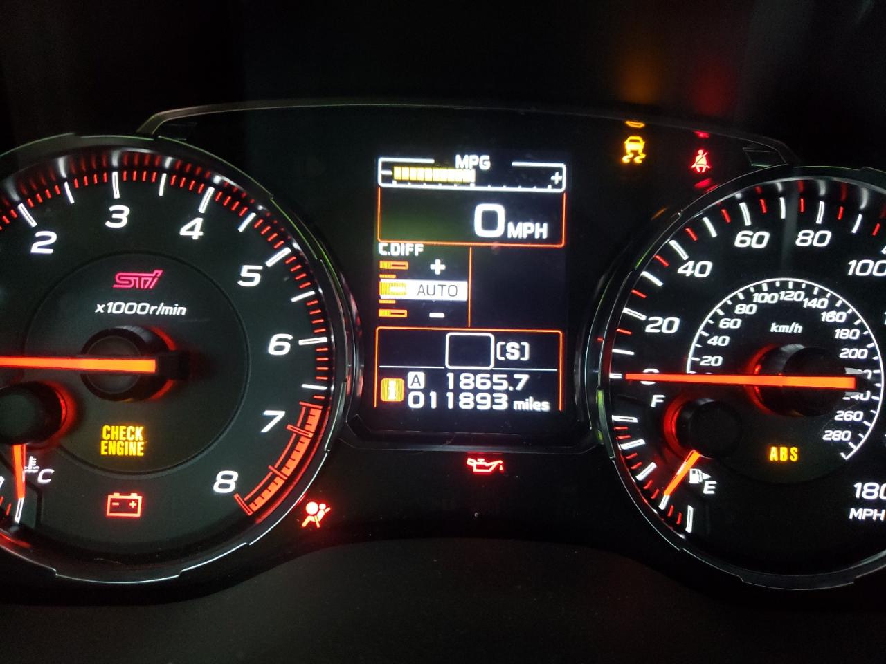 Photo 8 from auction – 2021 SUBARU WRX STI with VIN JF1VA2S63M9805675