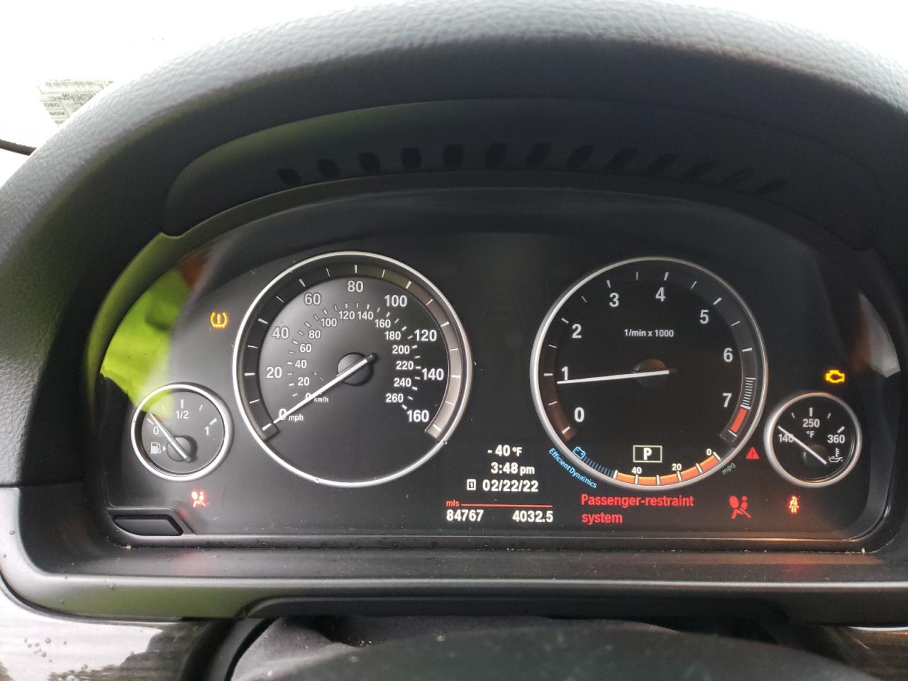 Photo 8 from auction – 2013 BMW 528 XI with VIN WBAXH5C54DD111352