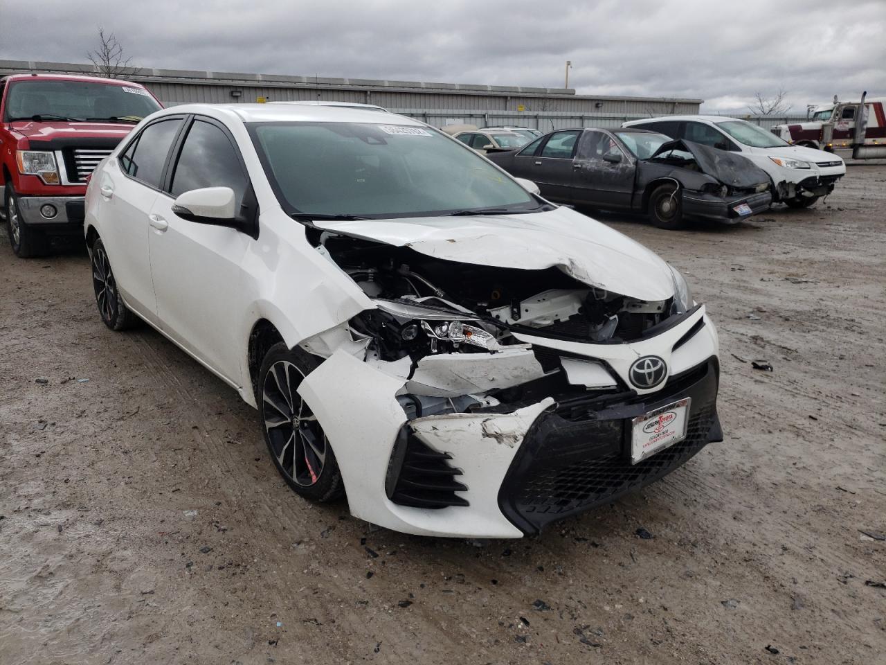 TOYOTA COROLLA L 2019 with VIN 2T1BURHEXKC191016 - Photo from auction