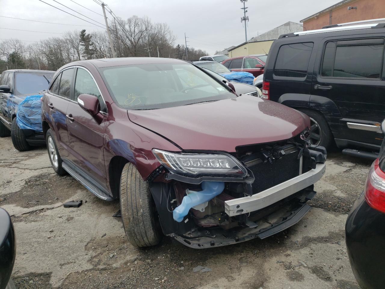 ACURA RDX TECHNO 2017 with VIN 5J8TB4H51HL035821 - Photo from auction