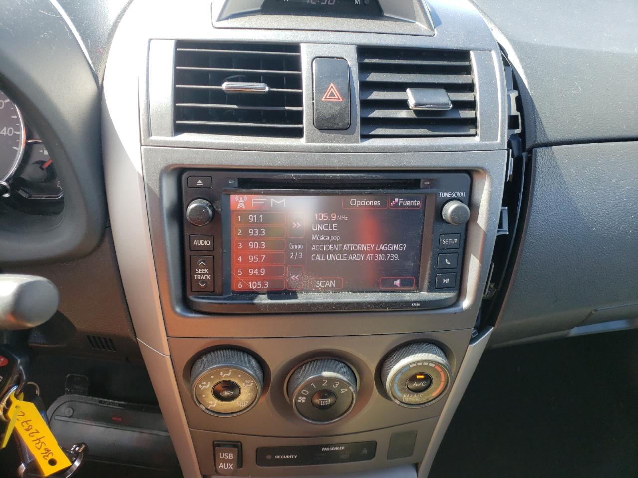 Photo 9 from auction – 2013 TOYOTA COROLLA BA with VIN 5YFBU4EE0DP206598