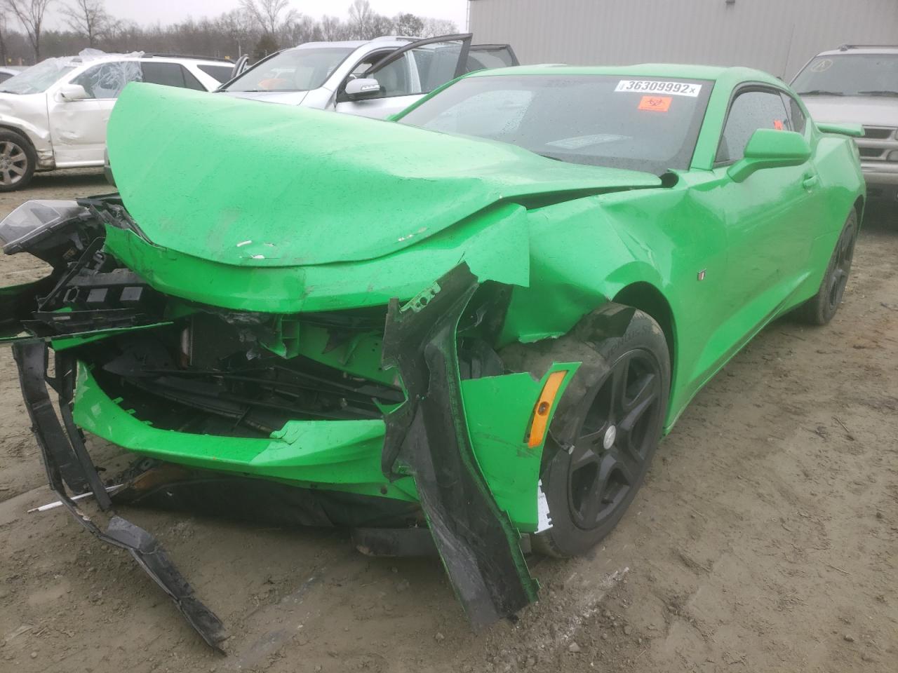 Photo 2 from auction – 2017 CHEVROLET CAMARO LT with VIN 1G1FD1RS0H0196096