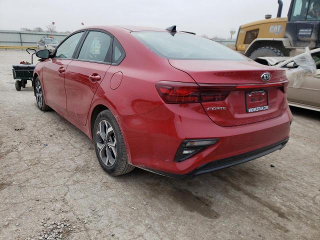 Photo 3 from auction – 2021 KIA FORTE FE with VIN 3KPF24AD4ME401044