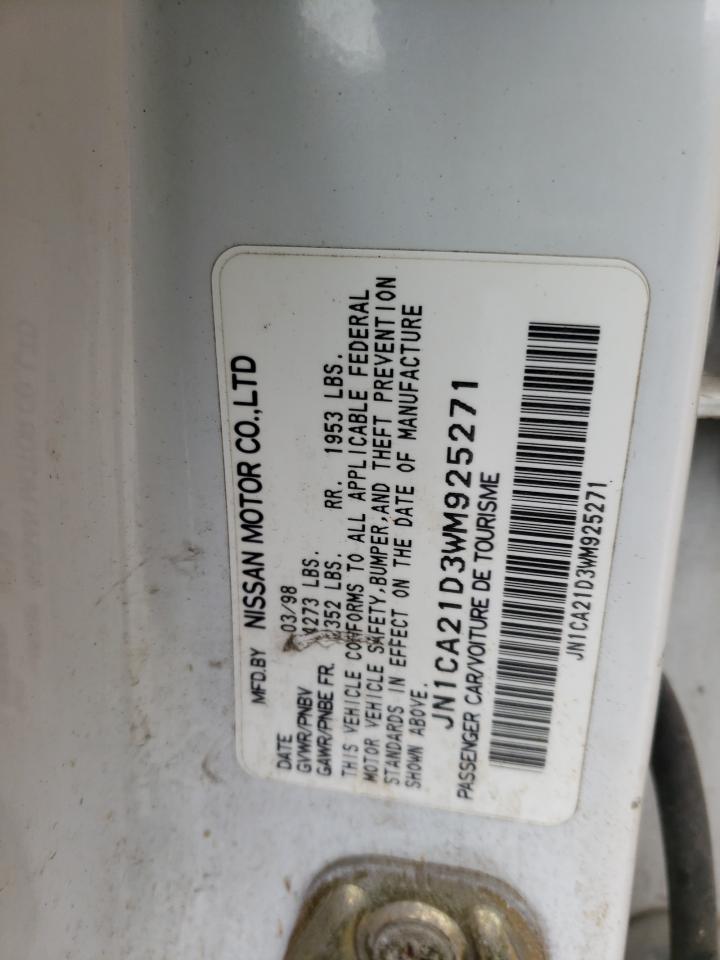 Photo 10 from auction – 1998 NISSAN MAXIMA GLE with VIN JN1CA21D3WM925271