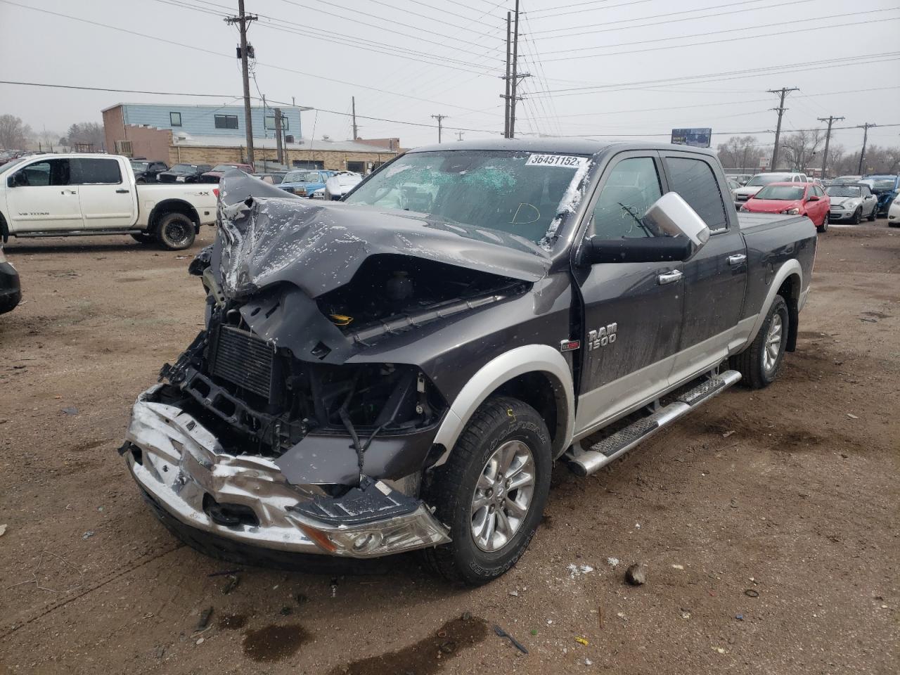 Photo 2 from auction – 2018 RAM 1500 LARAM with VIN 1C6RR7VM1JS243699
