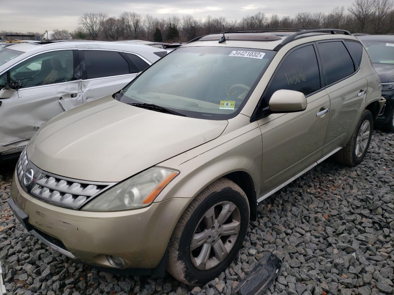 Photo 2 from auction – 2006 NISSAN MURANO SL with VIN JN8AZ08W46W533286