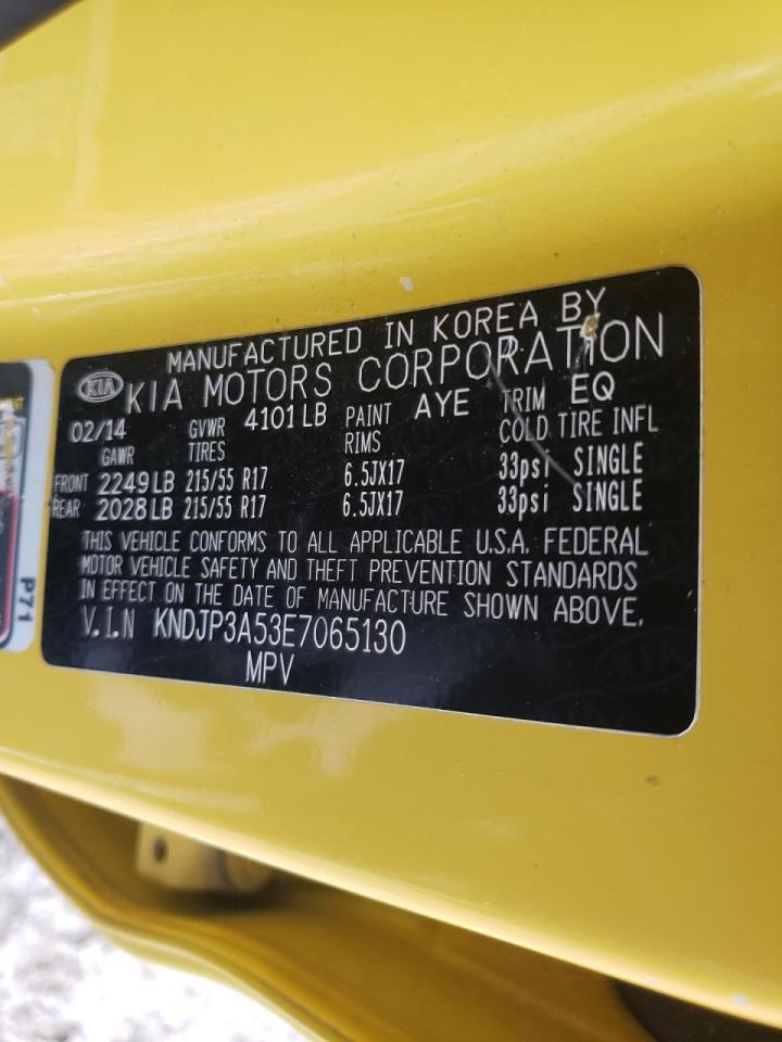 Снимка 10 от търг – 2014 KIA SOUL + с VIN KNDJP3A53E7065130