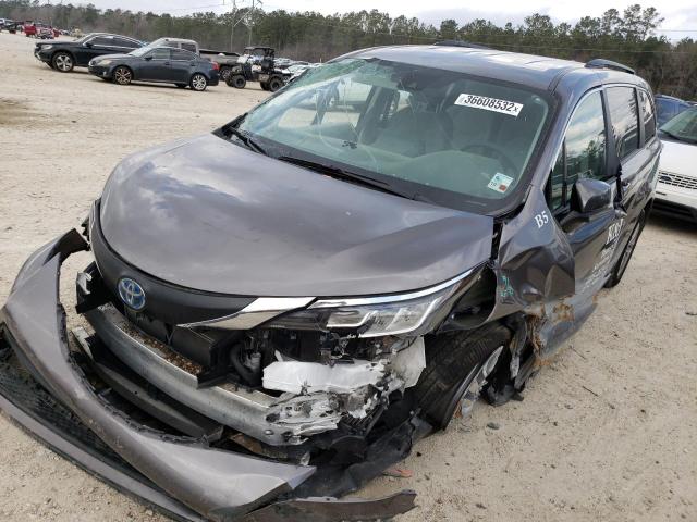 Photo 2 from auction – 2021 TOYOTA SIENNA LE with VIN 5TDKRKEC2MS073502