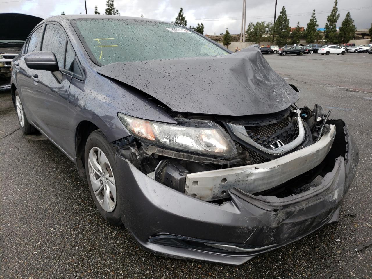 HONDA CIVIC LX 2014 with VIN 19XFB2F58EE207351 - Photo from auction