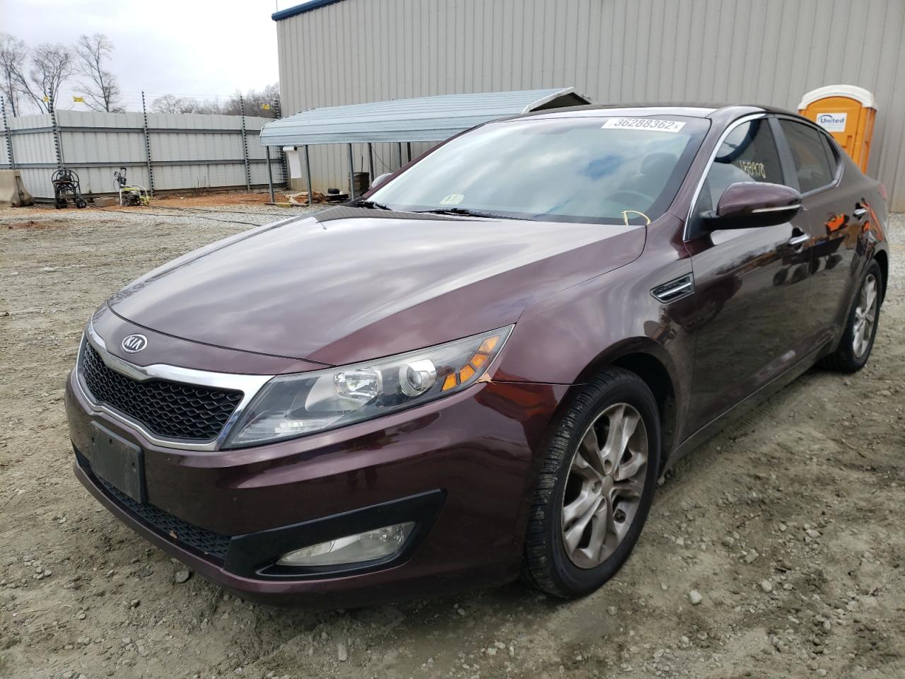 Photo 2 from auction – 2012 KIA OPTIMA EX with VIN 5XXGN4A70CG070586