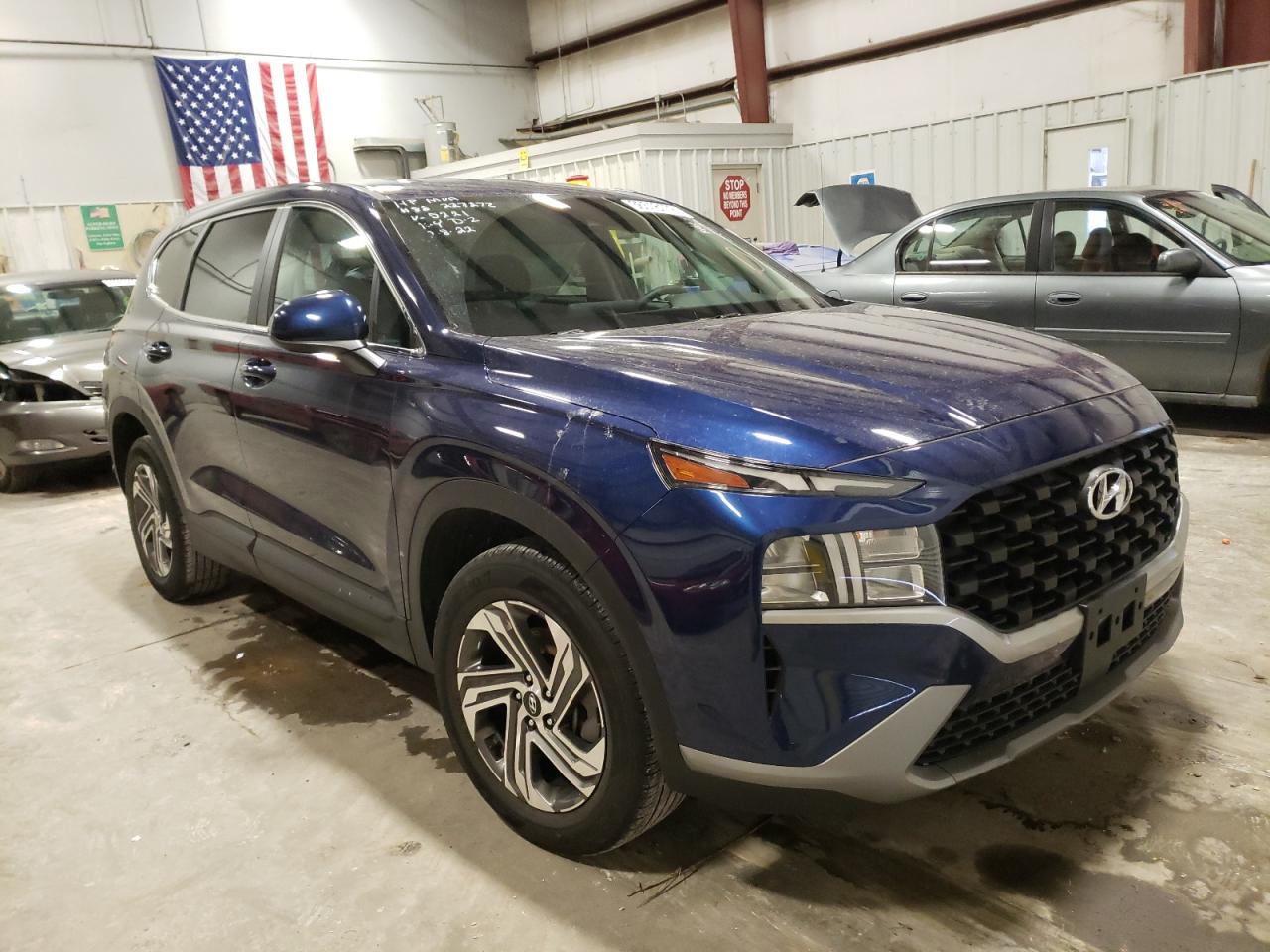 HYUNDAI SANTA FE S 2021 with VIN 5NMS14AJ9MH335221 - Photo from auction