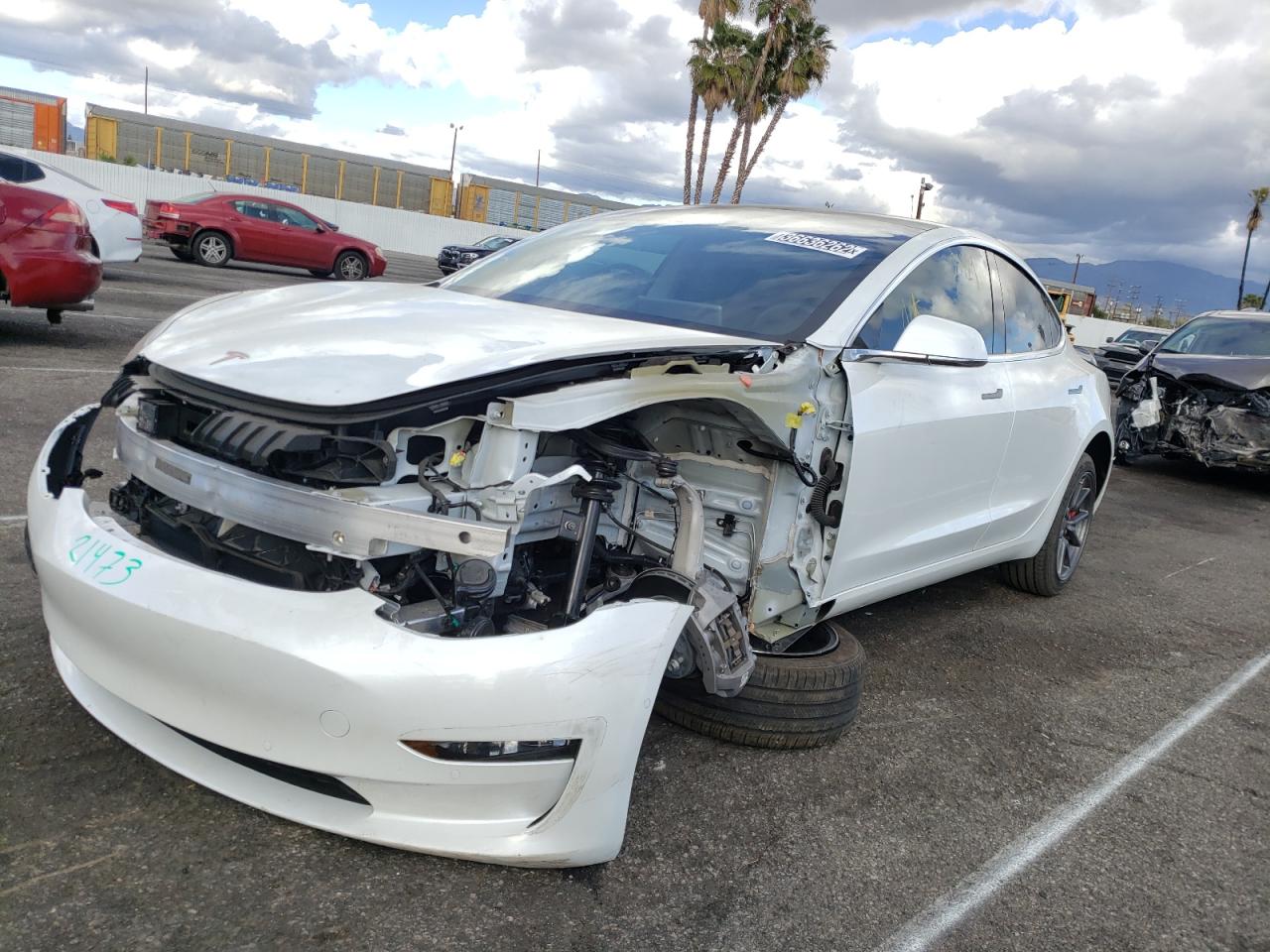 Photo 2 from auction – 2020 TESLA MODEL 3 with VIN 5YJ3E1EA5LF800014