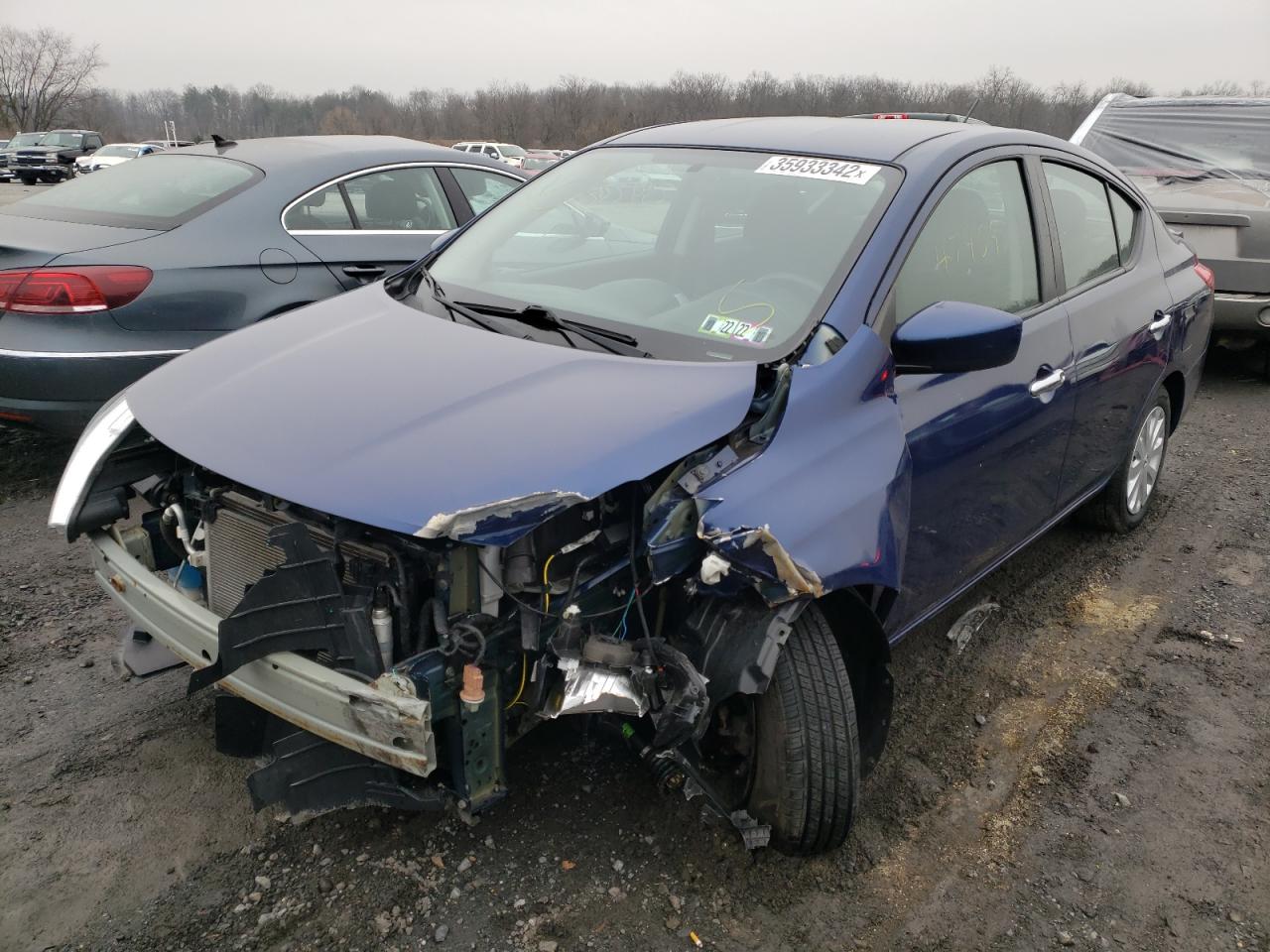 Photo 2 from auction – 2019 NISSAN VERSA S with VIN 3N1CN7AP1KL864096