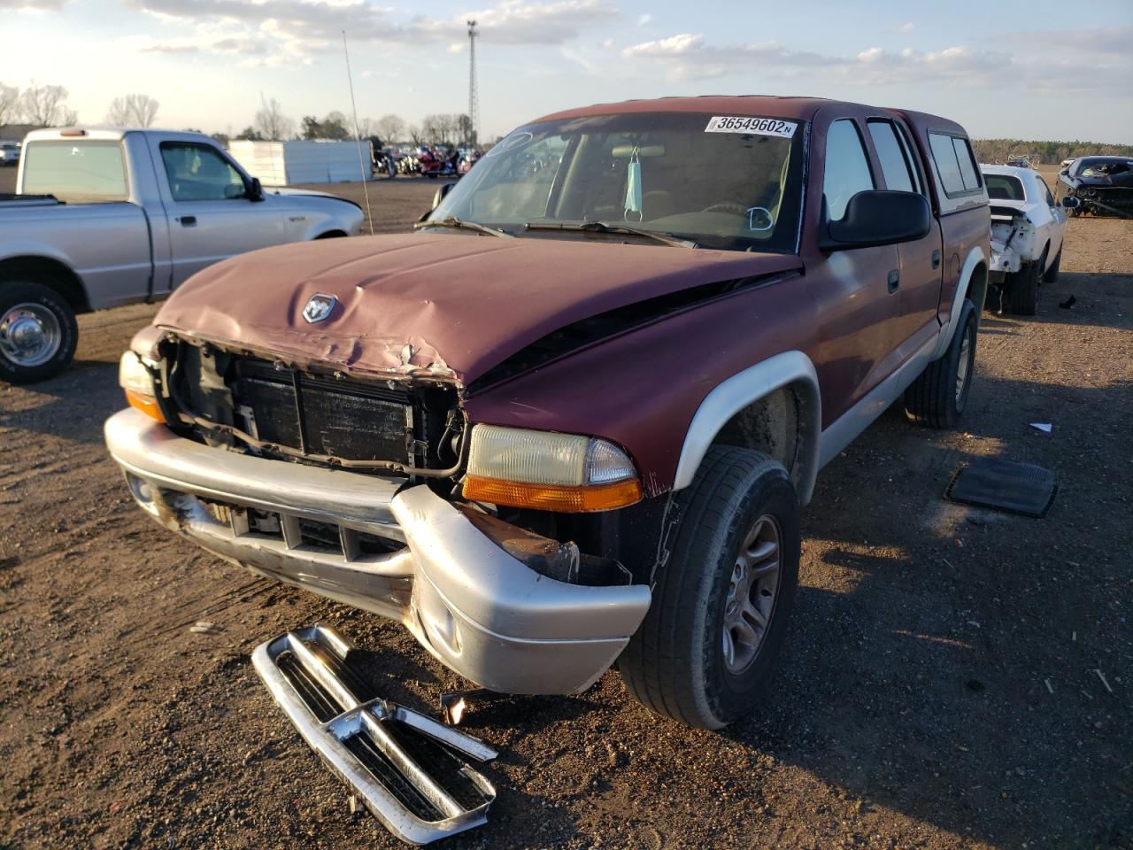 Photo 2 from auction – 2002 DODGE DAKOTA QUA with VIN 1B7HG48Z32S601080