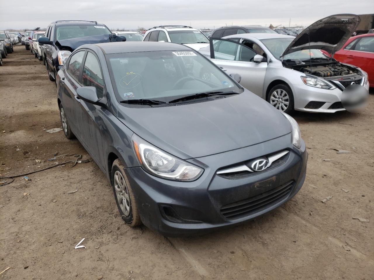 HYUNDAI ACCENT GLS 2013 with VIN KMHCT4AE9DU294837 - Photo from auction