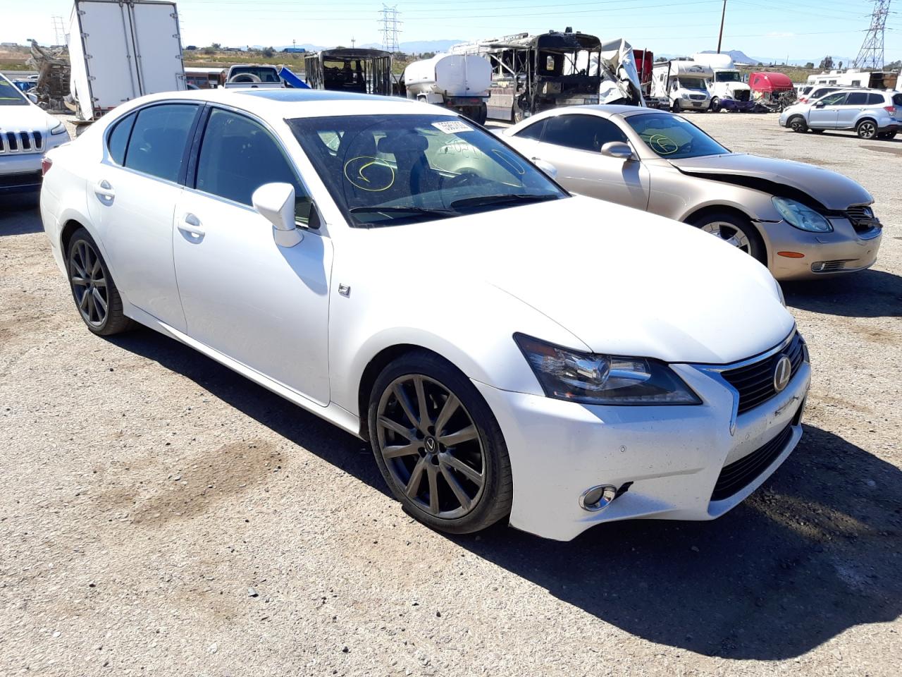 LEXUS GS 350 2013 with VIN JTHBE1BL8D5021726 - Photo from auction