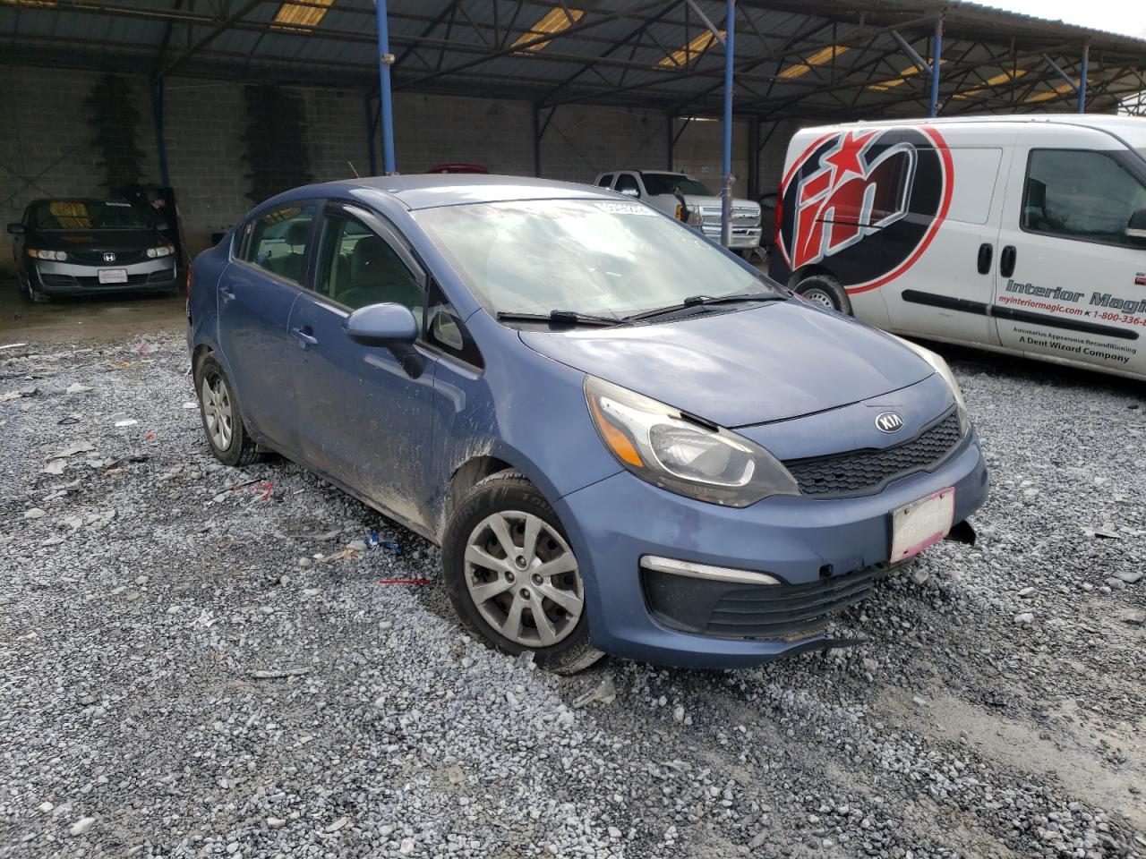 KIA RIO LX 2016 with VIN KNADM4A30G6558229 - Photo from auction