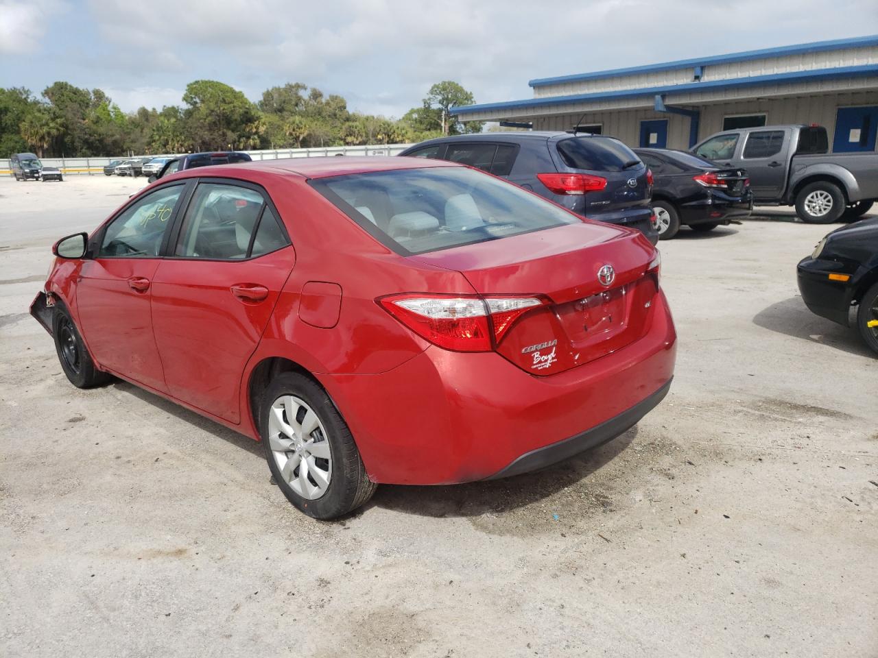 Photo 3 from auction – 2015 TOYOTA COROLLA L with VIN 2T1BURHE6FC326725