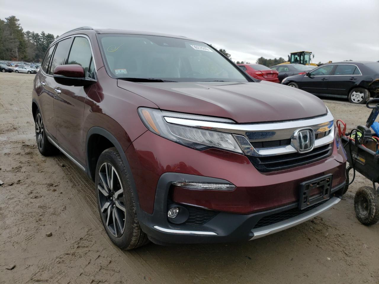 Photo 1 from auction – 2020 HONDA PILOT TOUR with VIN 5FNYF6H94LB008762