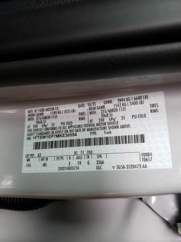 Photo 10 from auction – 2021 FORD F150 SUPER with VIN 1FTEW1EP7MKE30554