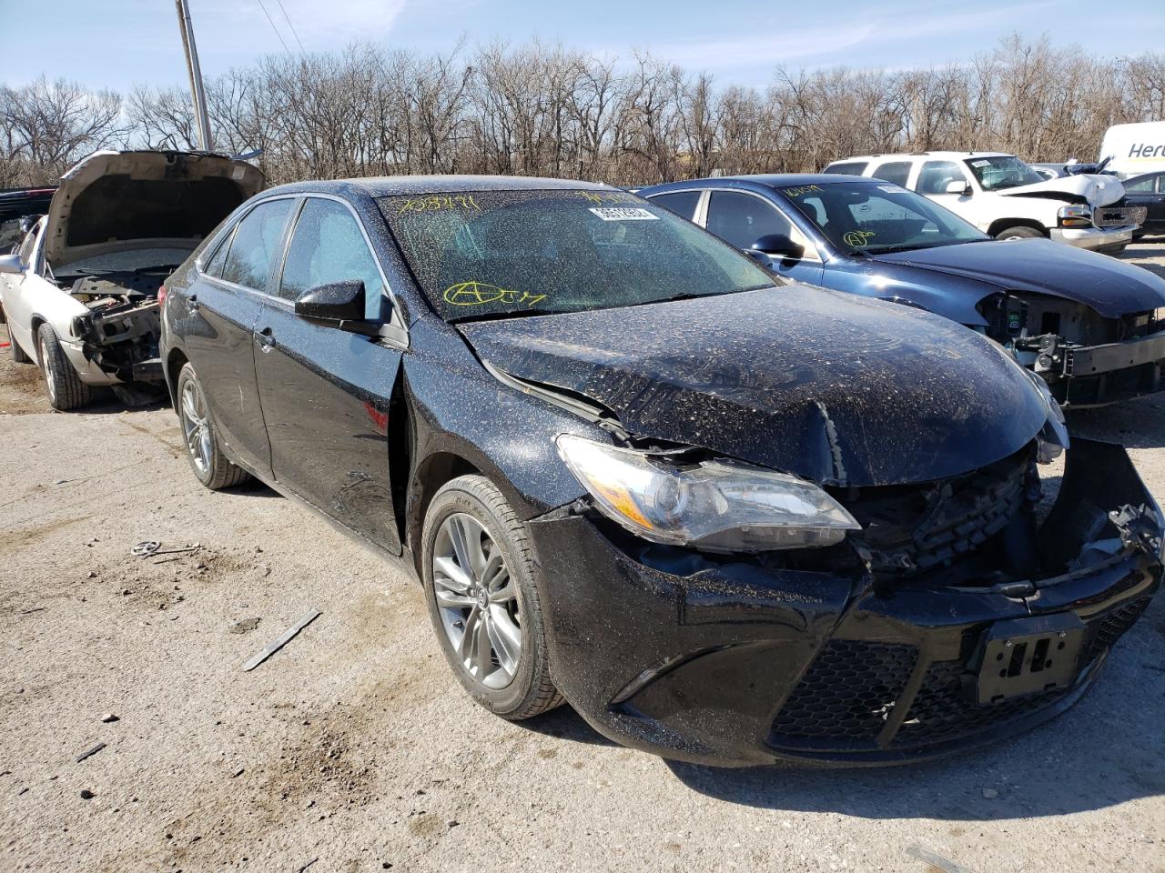 TOYOTA CAMRY LE 2017 with VIN 4T1BF1FK3HU708491 - Photo from auction