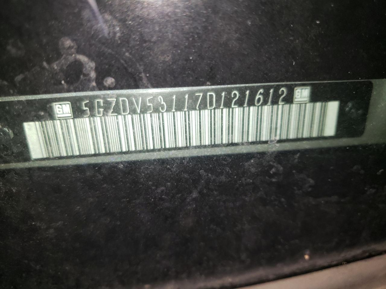 Photo 10 from auction – 2007 SATURN RELAY 1 with VIN 5GZDV53117D121612